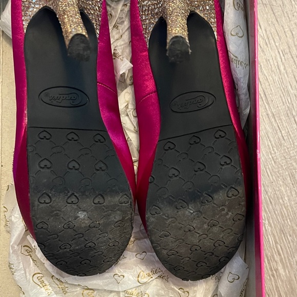 Candie’s pink sparkly heels size 7 - Picture 5 of 13